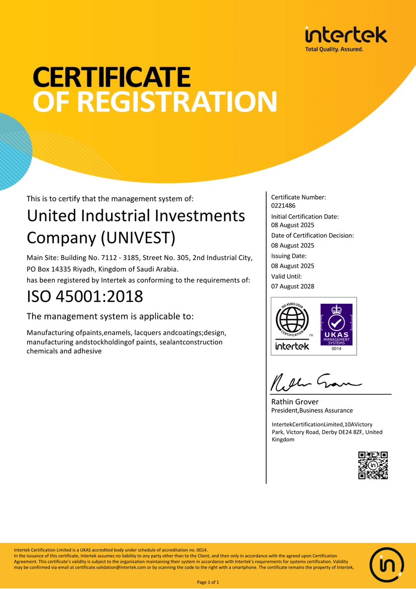 ISO 9001:2015 Certification